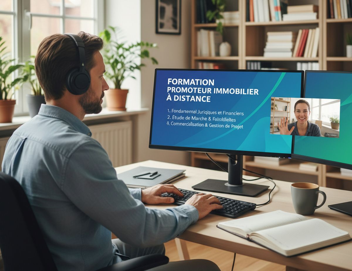 Formation promoteur immobilier à distance guide complet pour débuter
